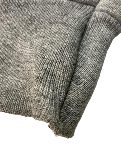 ー（ー）ー (ー) プリントスウェット グレー サイズ:Lの古着・服飾アイテム