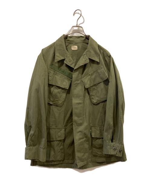 US ARMY（ユーエスアーミー）US ARMY (ユーエスアーミー) ジャングルファティーグジャケット グリーン サイズ:Mの古着・服飾アイテム