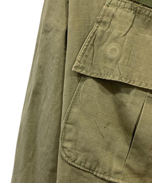 US ARMY（ユーエスアーミー）US ARMY (ユーエスアーミー) ジャングルファティーグジャケット グリーン サイズ:Mの古着・服飾アイテム