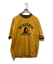 Hysteric Glamour（ヒステリックグラマー）の古着「プリントTシャツ」｜イエロー×ブラック