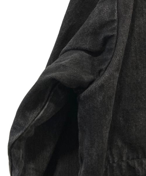 UNUSED（アンユーズド）UNUSED (アンユーズド) デニムシャツジャケット ブラック サイズ:2の古着・服飾アイテム