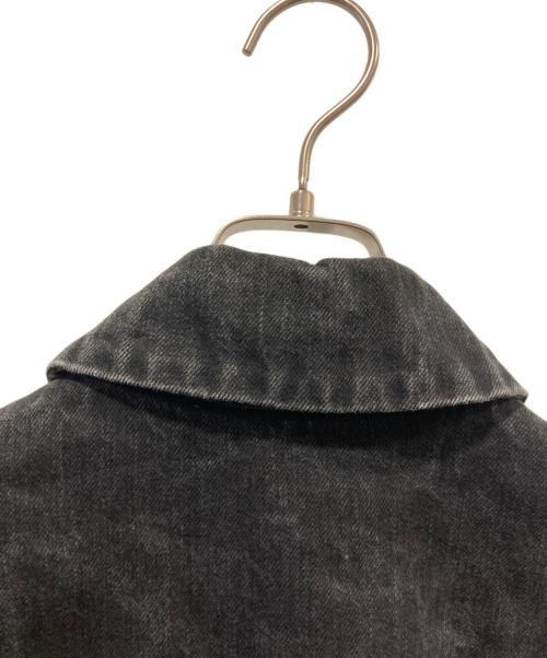UNUSED（アンユーズド）UNUSED (アンユーズド) デニムシャツジャケット ブラック サイズ:2の古着・服飾アイテム