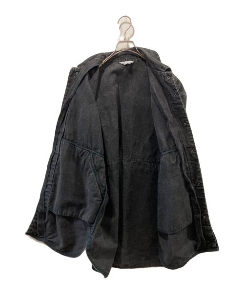UNUSED（アンユーズド）UNUSED (アンユーズド) デニムシャツジャケット ブラック サイズ:2の古着・服飾アイテム