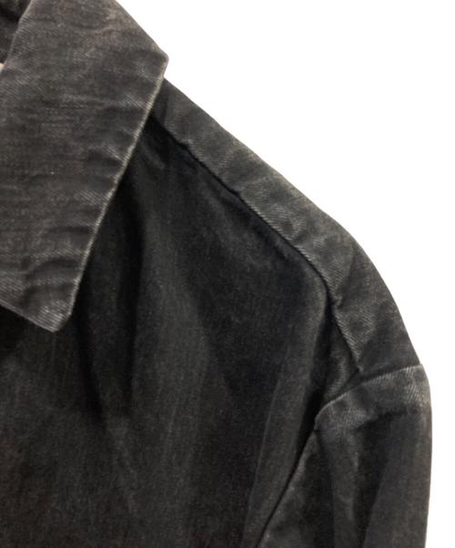 UNUSED（アンユーズド）UNUSED (アンユーズド) デニムシャツジャケット ブラック サイズ:2の古着・服飾アイテム