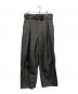 THE RERACS（ザ リラクス）の古着「THE BELTED WIDE DENIM」｜グレー