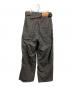 THE RERACS (ザ リラクス) THE BELTED WIDE DENIM グレー サイズ:46：20000円