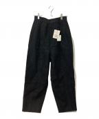 beautiful peopleビューティフルピープル）の古着「asanoha jugvard one tuck tapered」｜ブラック