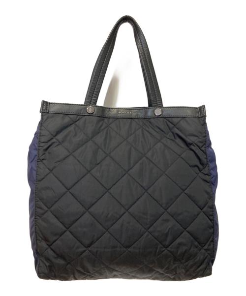 MONCLER（モンクレール）MONCLER (モンクレール) キルティングトートバッグ ネイビー サイズ:表記不明の古着・服飾アイテム
