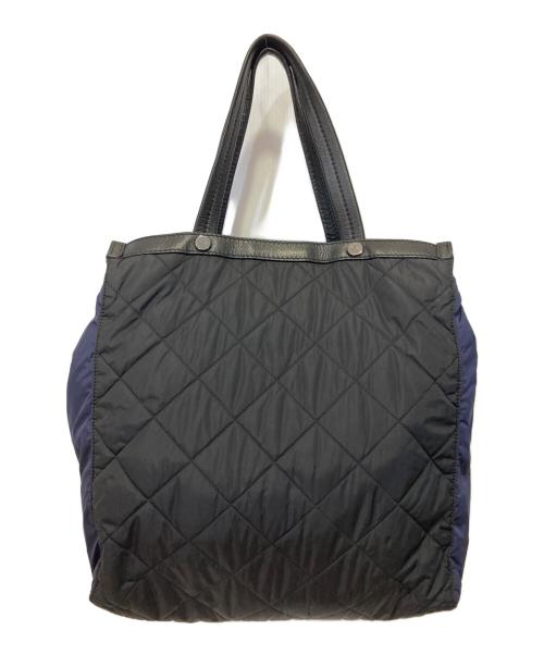 MONCLER（モンクレール）MONCLER (モンクレール) キルティングトートバッグ ネイビー サイズ:表記不明の古着・服飾アイテム