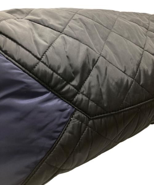 MONCLER（モンクレール）MONCLER (モンクレール) キルティングトートバッグ ネイビー サイズ:表記不明の古着・服飾アイテム