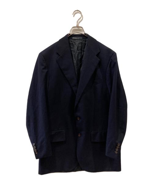 POLO RALPH LAUREN（ポロ・ラルフローレン）POLO RALPH LAUREN (ポロ・ラルフローレン) シングルテーラードジャケット ネイビー サイズ:38の古着・服飾アイテム