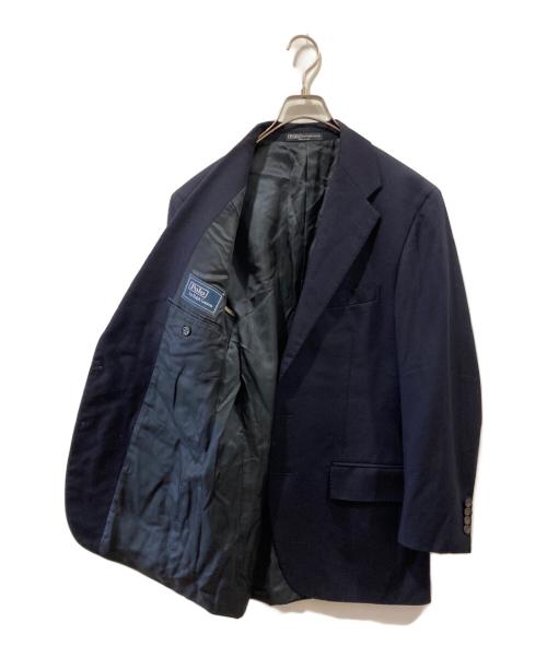 POLO RALPH LAUREN（ポロ・ラルフローレン）POLO RALPH LAUREN (ポロ・ラルフローレン) シングルテーラードジャケット ネイビー サイズ:38の古着・服飾アイテム