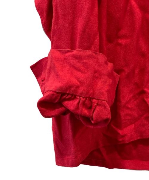 Pilgrim（ピルグリム）PILGRIM (ピルグリム) オープンカラーシャツ レッド サイズ:Mの古着・服飾アイテム