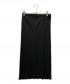 PLEATS PLEASEプリーツプリーズ）の古着「プリーツスカート」｜ブラック