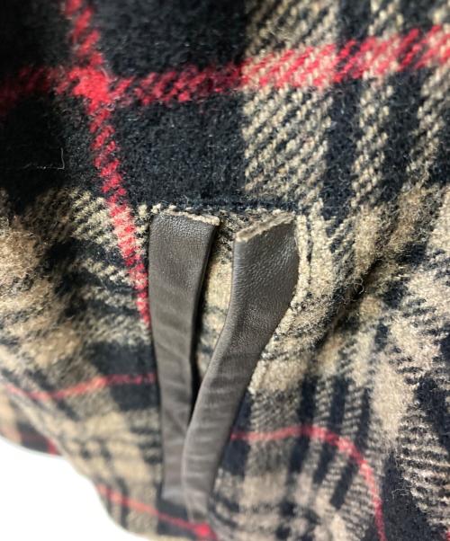 stussy（ステューシー）stussy (ステューシー) OLDチェックスタジャン ベージュ サイズ:Ｍの古着・服飾アイテム