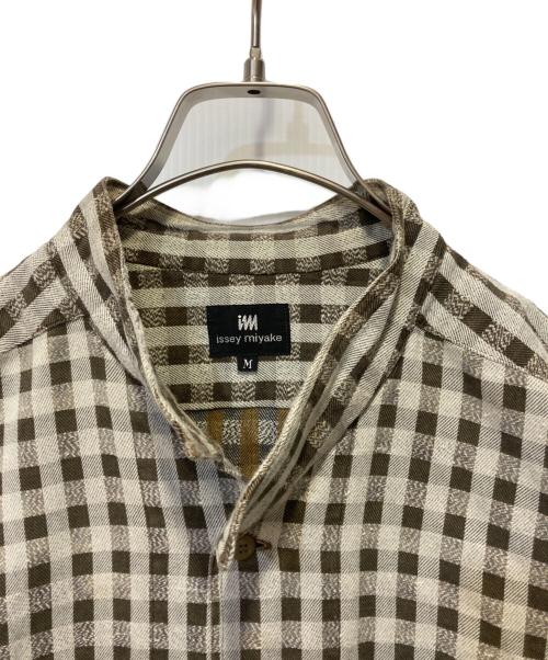 IM ISSEY MIYAKE（アイエムイッセイミヤケ）im issey miyake (アイエムイッセイミヤケ) 長袖シャツ ブラウン サイズ:Ｍの古着・服飾アイテム