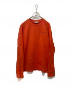 Onitsuka Tigerオニツカタイガー）の古着「クルーネックスウェット」｜オレンジ