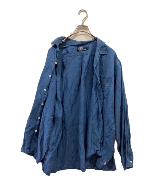 POLO RALPH LAUREN（ポロ・ラルフローレン）POLO RALPH LAUREN (ポロ・ラルフローレン) 長袖シャツ ブルー サイズ:Lの古着・服飾アイテム