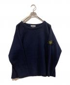 STONE ISLANDストーンアイランド）の古着「ウールニット」｜ネイビー