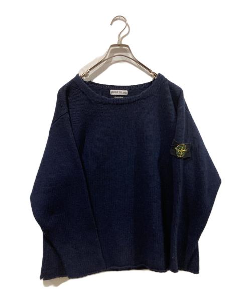 STONE ISLAND（ストーンアイランド）STONE ISLAND (ストーンアイランド) ウールニット ネイビー サイズ:Mの古着・服飾アイテム