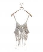 ODAKHAオダカ）の古着「silver lame flower bust」｜シルバー