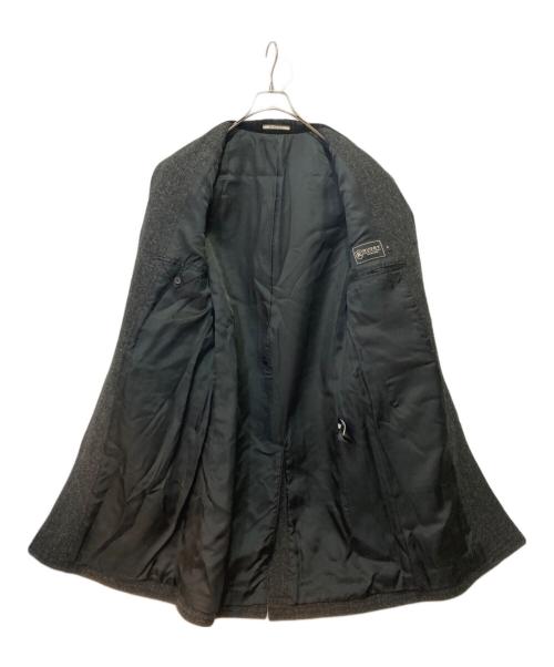 Rugby Ralph Lauren（ラグビーラルフローレン）Rugby Ralph Lauren (ラグビーラルフローレン) ウールヘリンボーンチェスターコート グレー サイズ:Sの古着・服飾アイテム