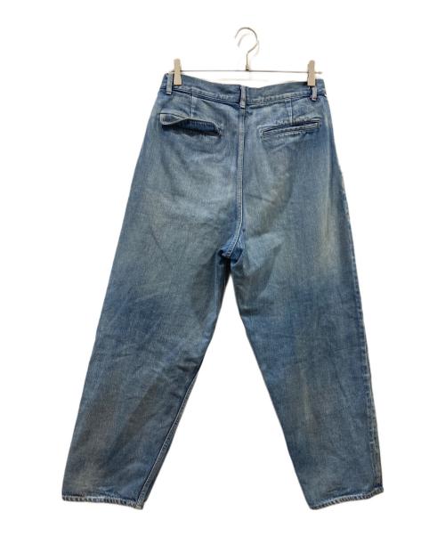 Graphpaper（グラフペーパー）Graphpaper (グラフペーパー) Selvage Denim Two Tuck Tapered Pants インディゴ サイズ:1の古着・服飾アイテム