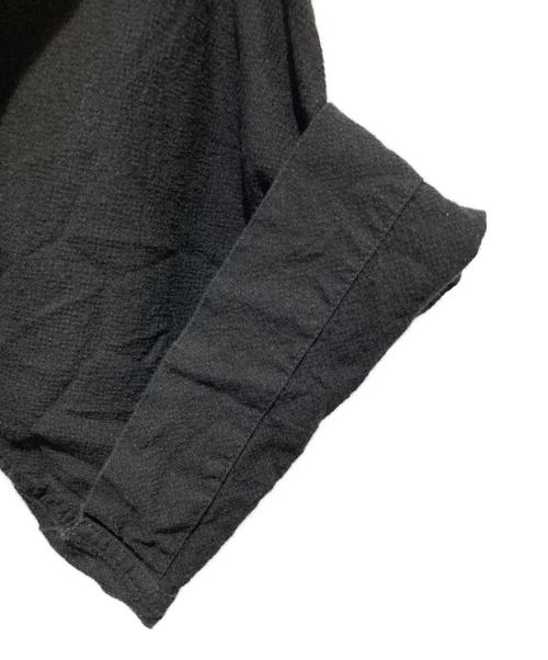 MHL（エムエイチエル）MHL (エムエイチエル) WASHED OUT COTTON LINEN SHIRT ブラック サイズ:Mの古着・服飾アイテム
