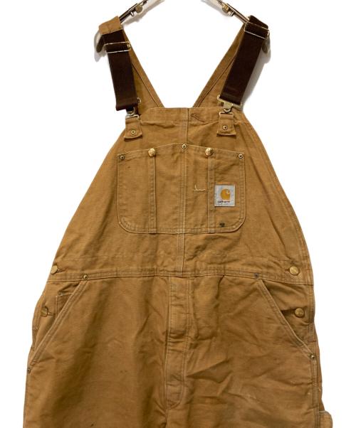 CarHartt（カーハート）CarHartt (カーハート) オーバーオール ベージュ サイズ:42×30の古着・服飾アイテム