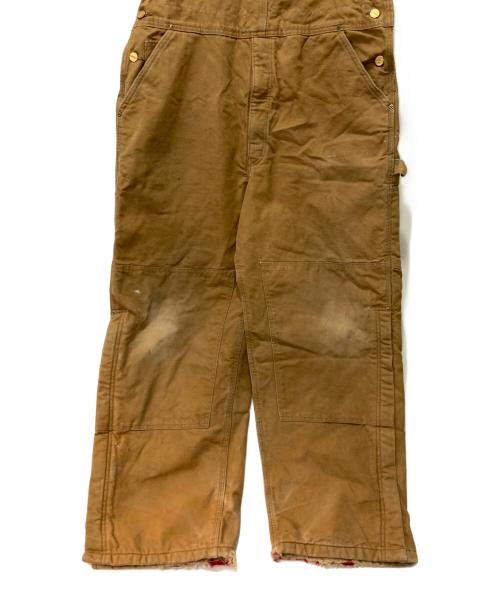CarHartt（カーハート）CarHartt (カーハート) オーバーオール ベージュ サイズ:42×30の古着・服飾アイテム