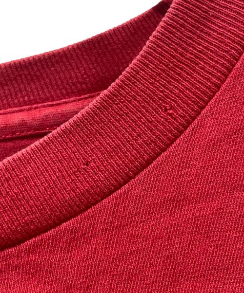 stussy（ステューシー）stussy (ステューシー) クラウンロゴTシャツ レッド サイズ:Lの古着・服飾アイテム