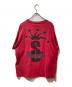 stussy (ステューシー) クラウンロゴTシャツ レッド サイズ:L：25000円