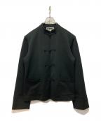 CDGシーディージー）の古着「ポリエステルジャージーチャイナジャケット」｜ブラック