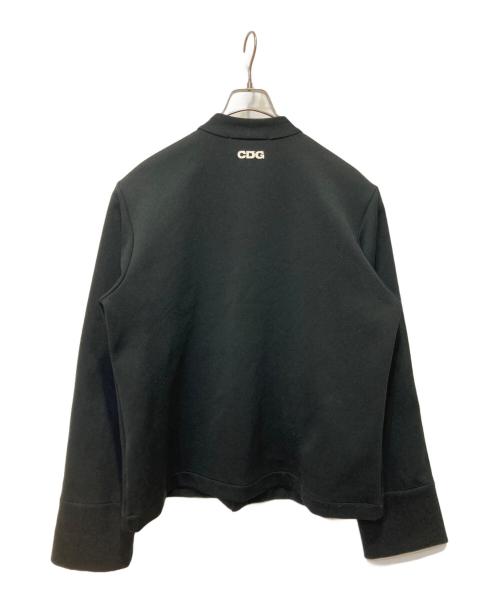 CDG（シーディージー）CDG (シーディージー) ポリエステルジャージーチャイナジャケット ブラック サイズ:XLの古着・服飾アイテム