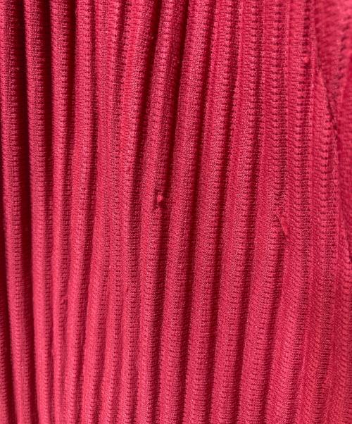 HOMME PLISSE ISSEY MIYAKE（オム プリッセ イッセイ ミヤケ）HOMME PLISSE ISSEY MIYAKE (オム プリッセ イッセイ ミヤケ) プリーツワイドパンツ ピンク サイズ:3の古着・服飾アイテム