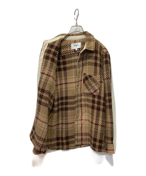 WAX LONDON（ワックスロンドン）wax london (ワックスロンドン) シャツジャケット ベージュ サイズ:Ｍの古着・服飾アイテム