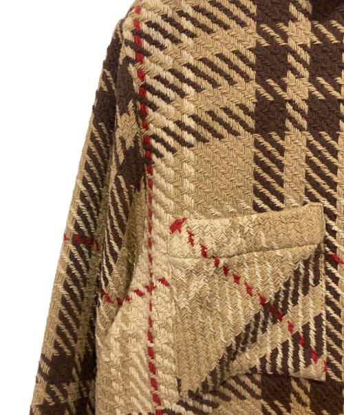 WAX LONDON（ワックスロンドン）wax london (ワックスロンドン) シャツジャケット ベージュ サイズ:Ｍの古着・服飾アイテム