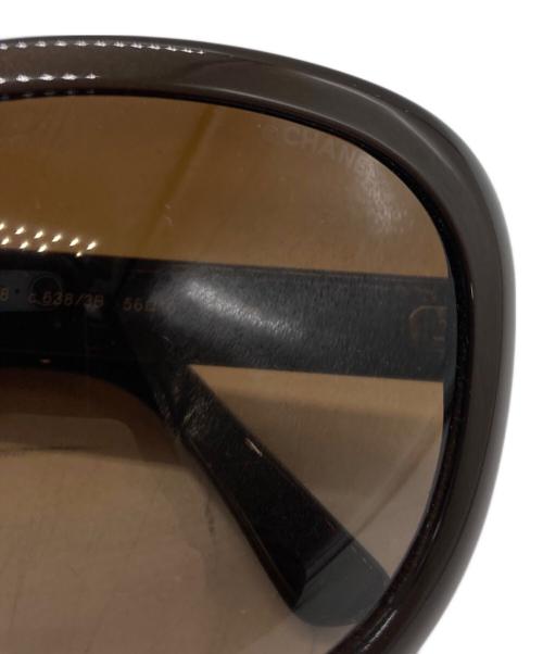 CHANEL（シャネル）CHANEL (シャネル) サングラス ブラウン サイズ:SIZE 56-16の古着・服飾アイテム