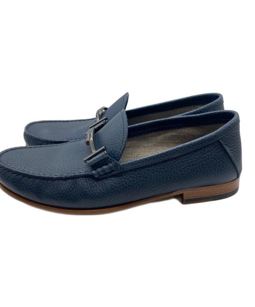 TOD'S（トッズ）TOD'S (トッズ) ビットローファー ネイビー サイズ:7の古着・服飾アイテム
