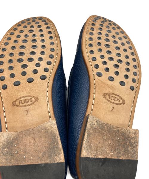 TOD'S（トッズ）TOD'S (トッズ) ビットローファー ネイビー サイズ:7の古着・服飾アイテム