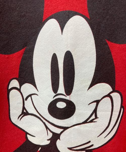 MICKEY&CO.（ミッキー アンド コー）MICKEY&CO. (ミッキー アンド コー) 90’s 両面プリントスウェット レッド サイズ:表記不明の古着・服飾アイテム