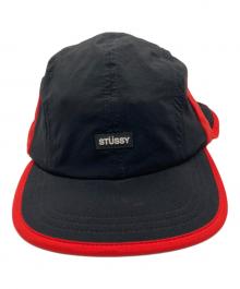 stussy（ステューシー）の古着「キャップ」｜ブラック×レッド