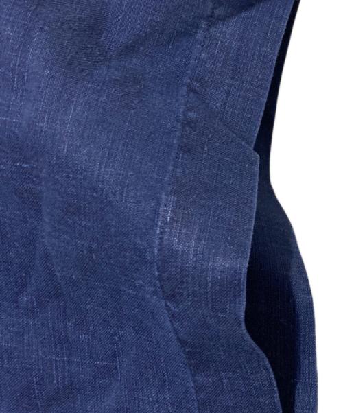 POLO RALPH LAUREN（ポロ・ラルフローレン）POLO RALPH LAUREN (ポロ・ラルフローレン) リネンシルクシャツ ネイビー サイズ:Mの古着・服飾アイテム