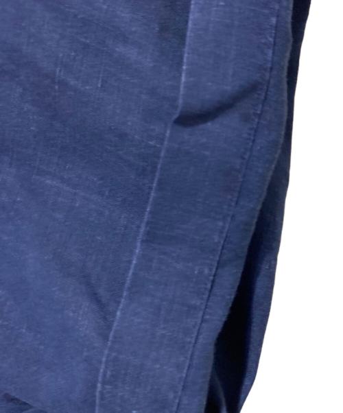 POLO RALPH LAUREN（ポロ・ラルフローレン）POLO RALPH LAUREN (ポロ・ラルフローレン) リネンシルクシャツ ネイビー サイズ:Mの古着・服飾アイテム