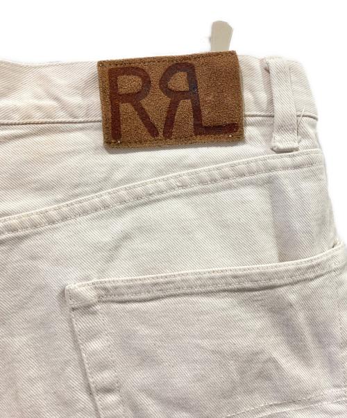 RRL（ダブルアールエル）RRL (ダブルアールエル) ワイドデニムパンツ ホワイト サイズ:38/34の古着・服飾アイテム