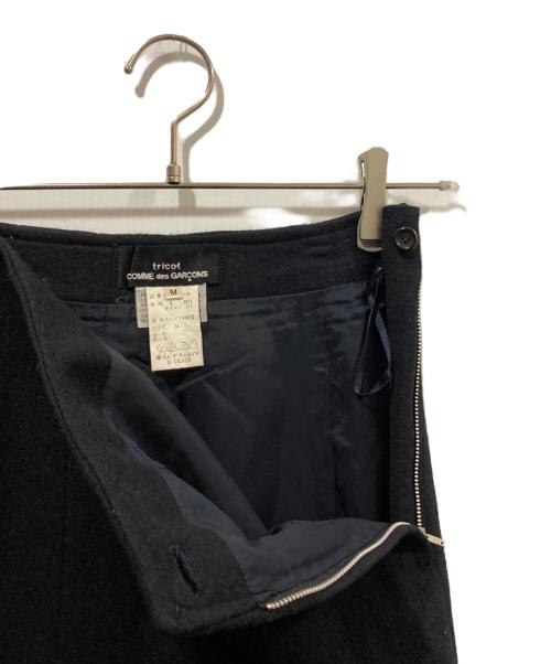 tricot COMME des GARCONS（トリココムデギャルソン）tricot COMME des GARCONS (トリココムデギャルソン) ウールスカート ブラック サイズ:Ｍの古着・服飾アイテム