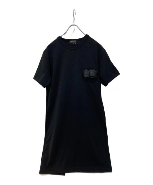 COMME des GARCONS HOMME PLUS（コムデギャルソンオムプリュス）COMME des GARCONS HOMME PLUS (コムデギャルソンオムプリュス) 半袖カットソー ブラック サイズ:Sの古着・服飾アイテム