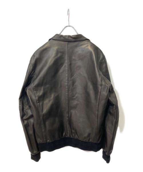 MOLEC（モレク）MOLEC (モレク) シープスキンレザージャケット ブラック サイズ:50の古着・服飾アイテム