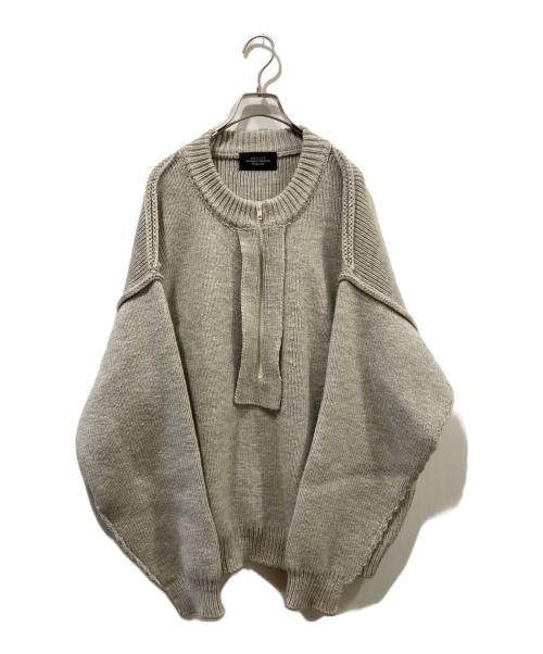 UNUSED（アンユーズド）UNUSED (アンユーズド) HALF ZIP KNIT グレー サイズ:4の古着・服飾アイテム