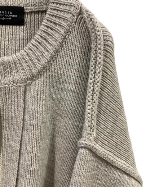 UNUSED（アンユーズド）UNUSED (アンユーズド) HALF ZIP KNIT グレー サイズ:4の古着・服飾アイテム